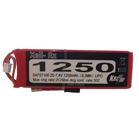 Rc System Xell Rx LiPo 2S 7,4V 1250 mAh 30C